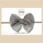 Silver Gray Sheer Fairytale Bow