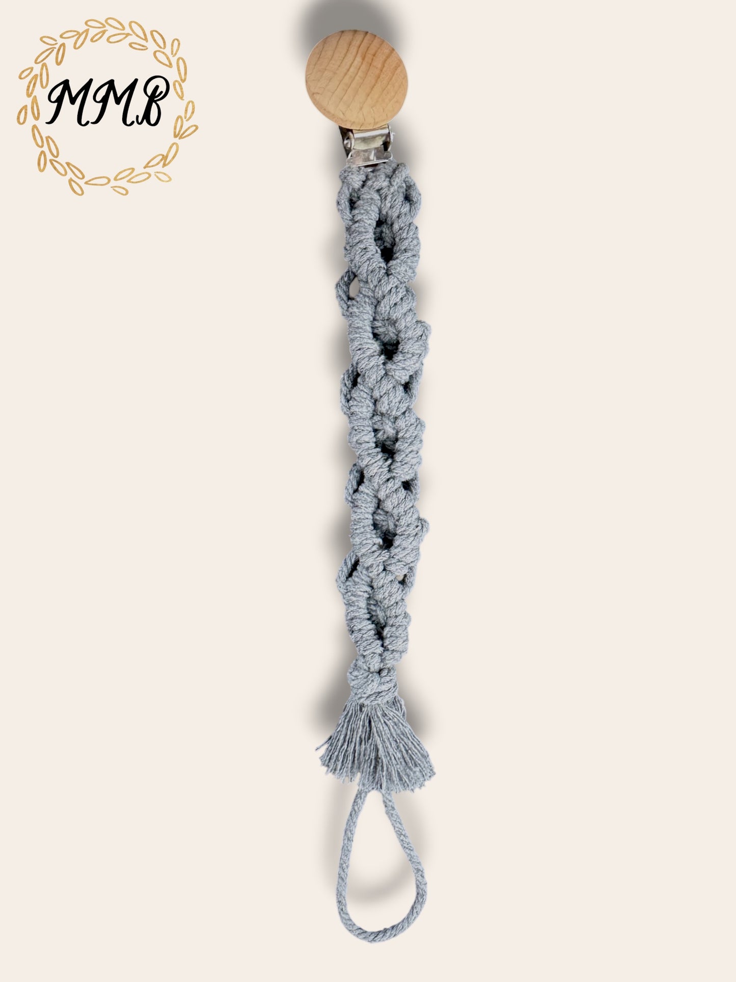 Macrame Pacifier Clip