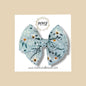 Mint Floral Fairytale Bow