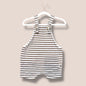 Handmade Brown Stripe Overalls 18-24 months