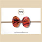 Basketball Vegan Leather Bow