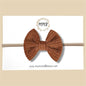 Camel Corduroy Bow