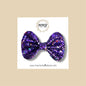 Purple Confetti Glitter Bow