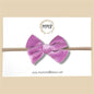 Velvet Bow in Lavender