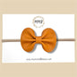 Goldenrod Genuine Leather Bow
