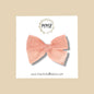 Lace Bow in Peach