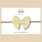 Pale Yellow Fairytale Bow