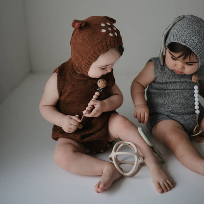 Mushie Silicone Ball Teether Toy