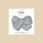 Silver Iced Sweater Bow