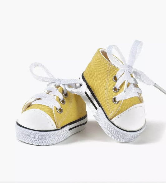 Doll—Minikane Sneakers -Yellow