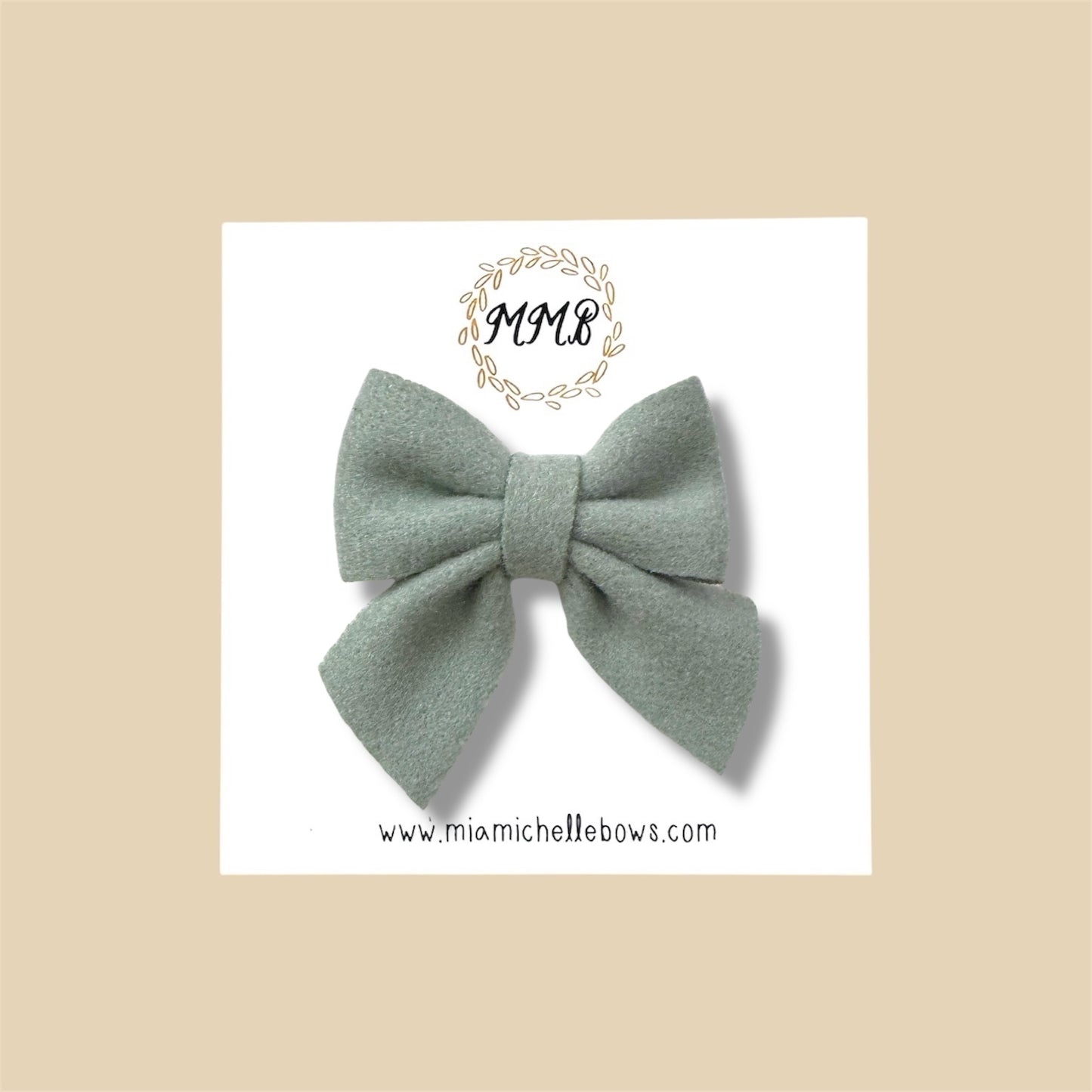Mini Felt Bow Clips