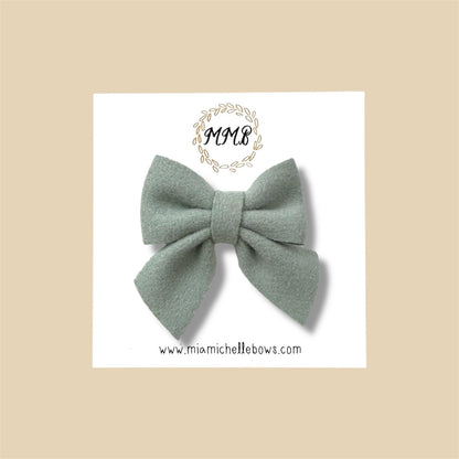 Mini Felt Bow Clips