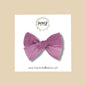 Lace Bow in Purple