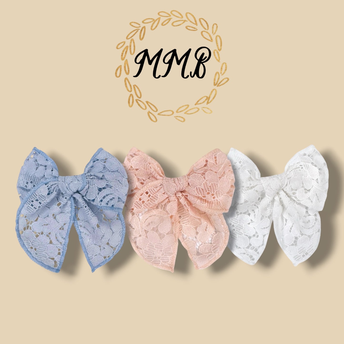 Lace Floral Fairytale Bows