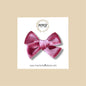 Velvet Bow in Mauve Pink