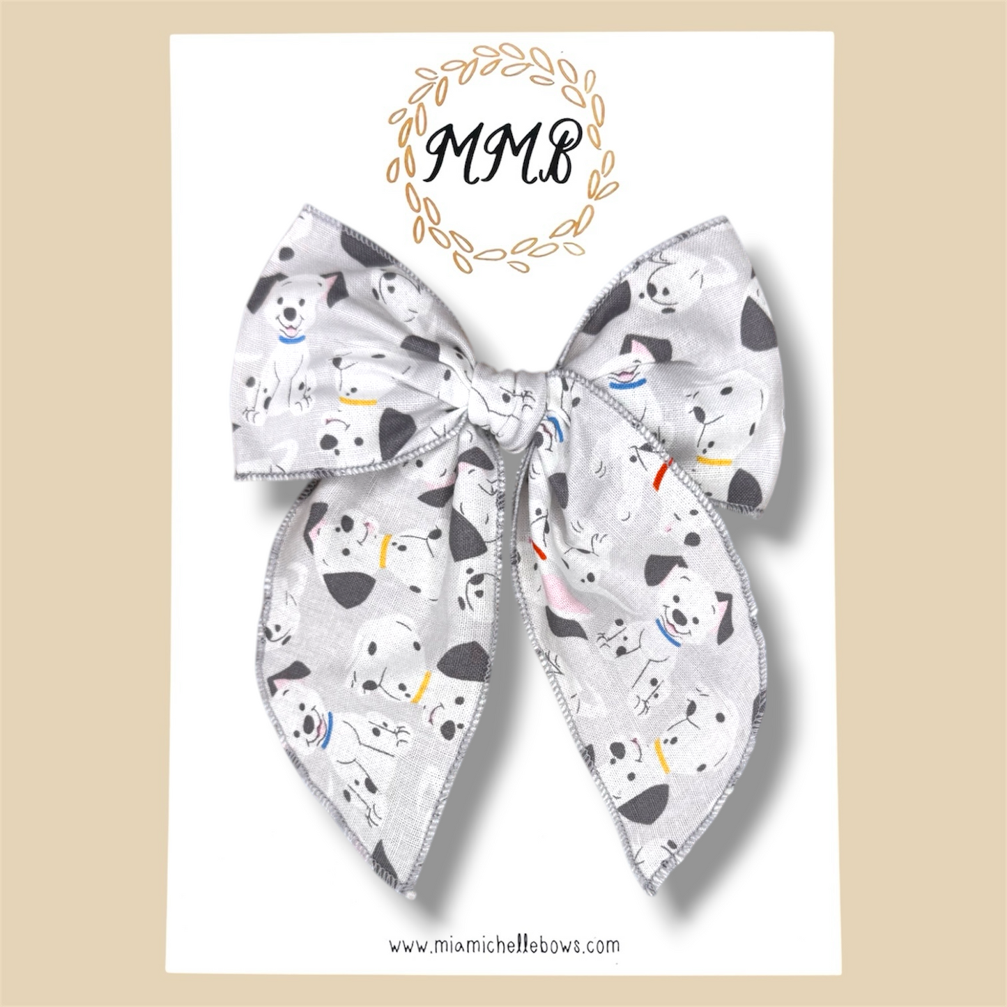 Dalmations Fairytale Bow