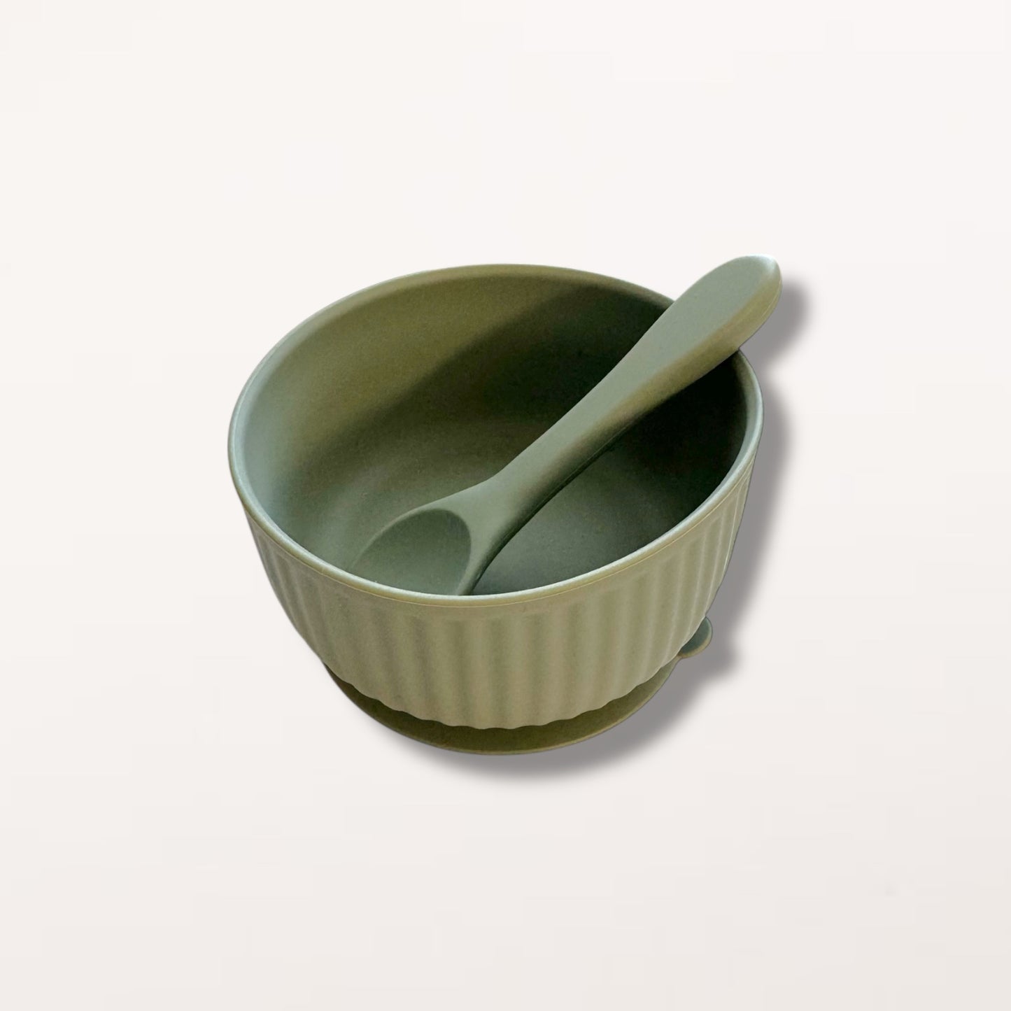 Silicone Suction Bowl with Spoon