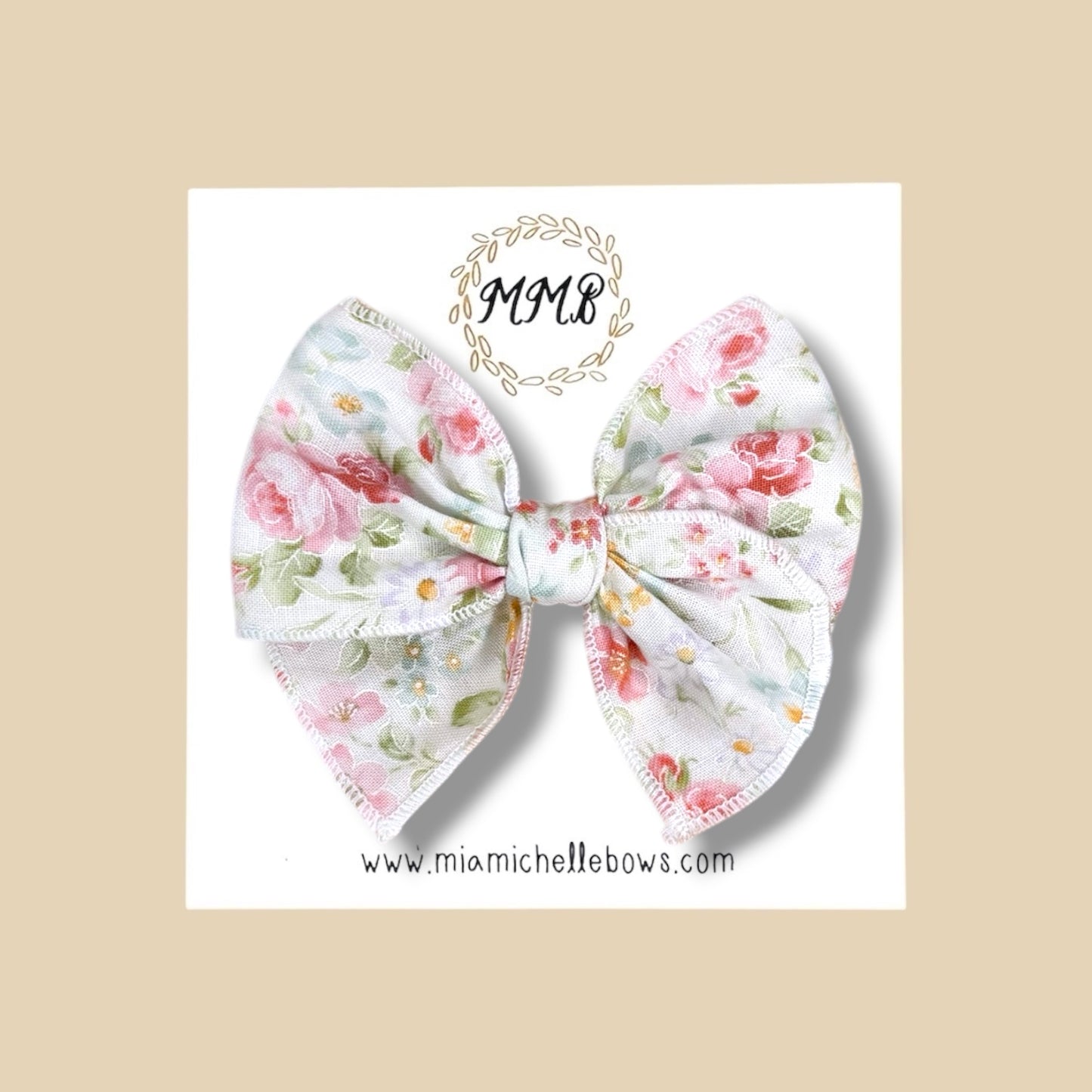 Vintage Floral Fairytale Bow