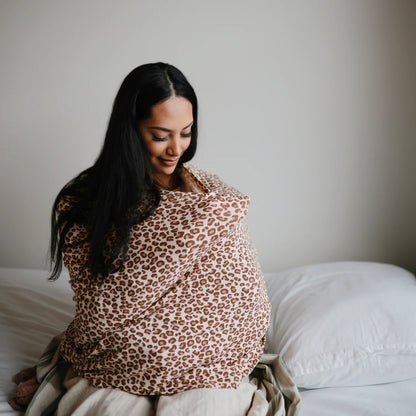 Mushie Multi-Use Cover-LEOPARD