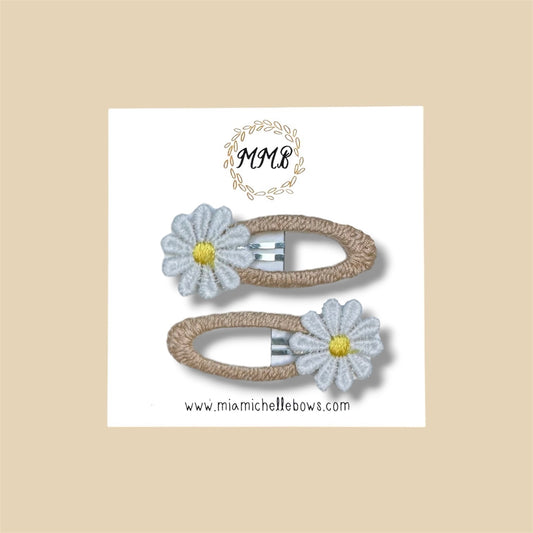Flower Snap Clip Set