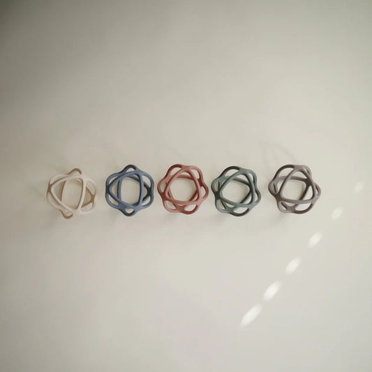 Mushie Silicone Ball Teether Toy