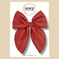 Rust & Gold Striped Fairytale Bow