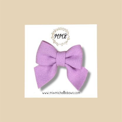 Mini Felt Bow Clips
