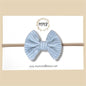 Baby Blue Corduroy Bow