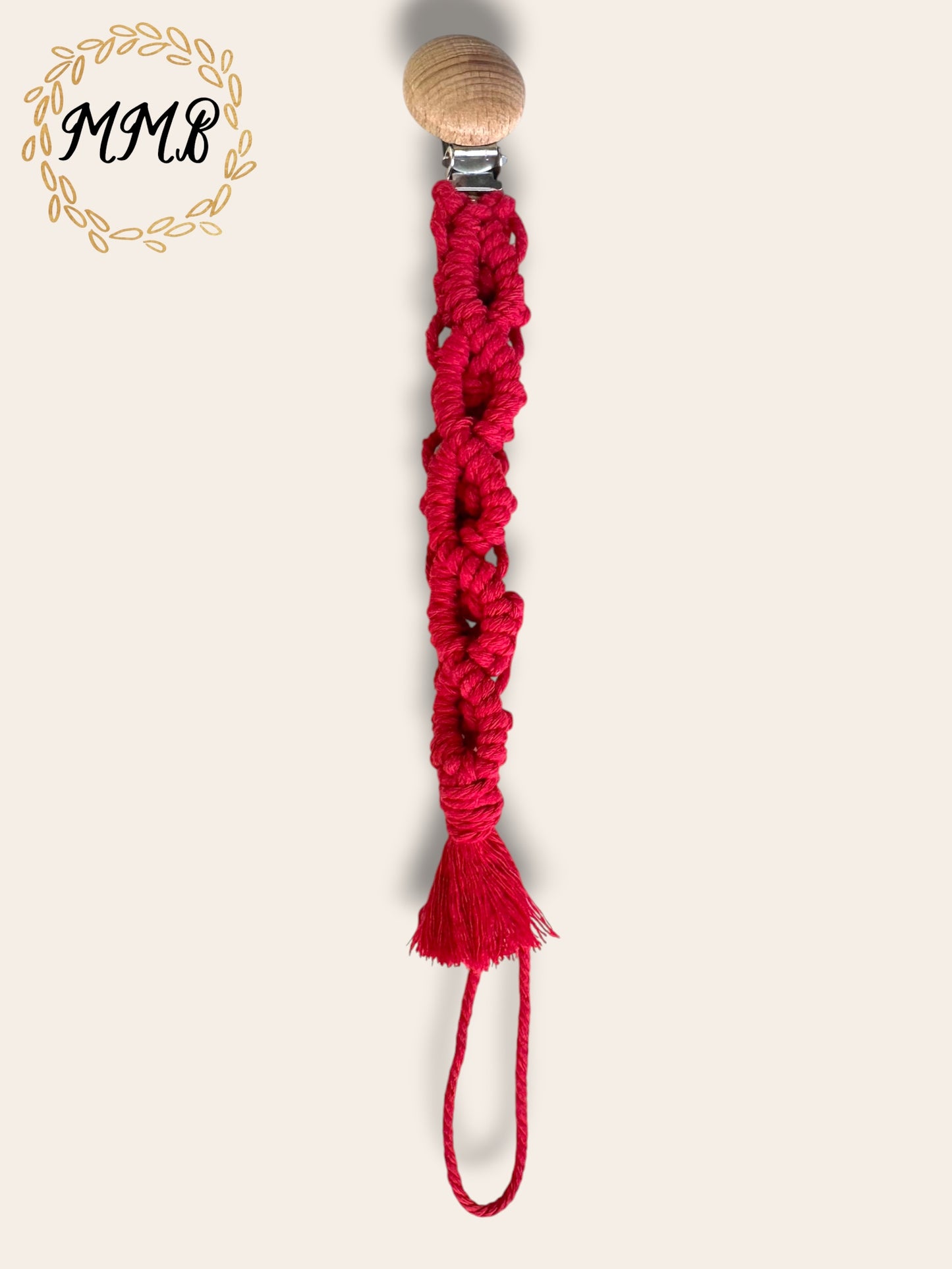 Macrame Pacifier Clip