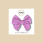 Lavender Linen Fairytale Bow