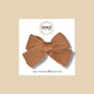 Mini Knit Sweater Bow Clips