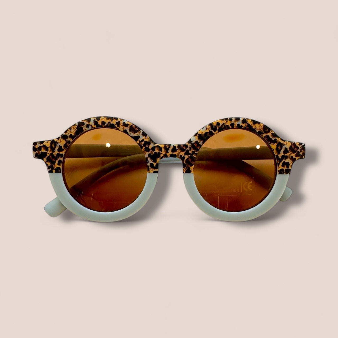 Kids Round Cheetah Sunglasses