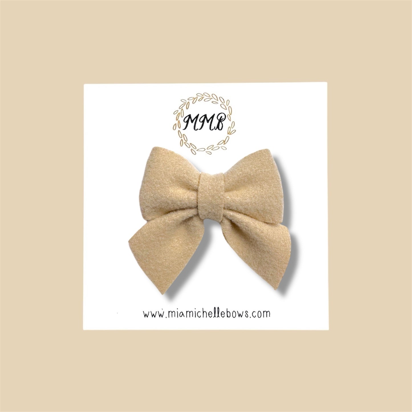 Mini Felt Bow Clips