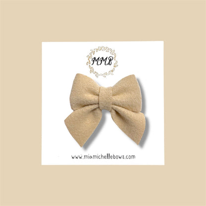Mini Felt Bow Clips