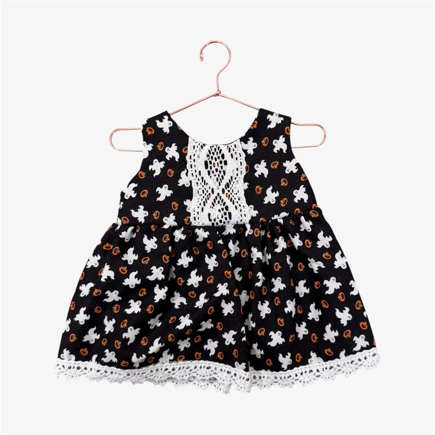 Doll—Ghost & Pumpkin Dress
