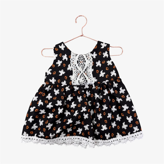 Doll—Ghost & Pumpkin Dress