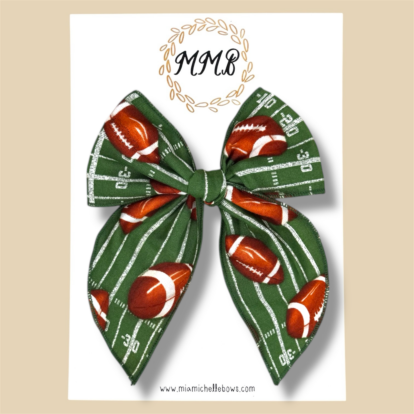 Football Fairytale Bow