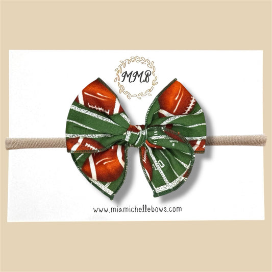 Football Fairytale Bow