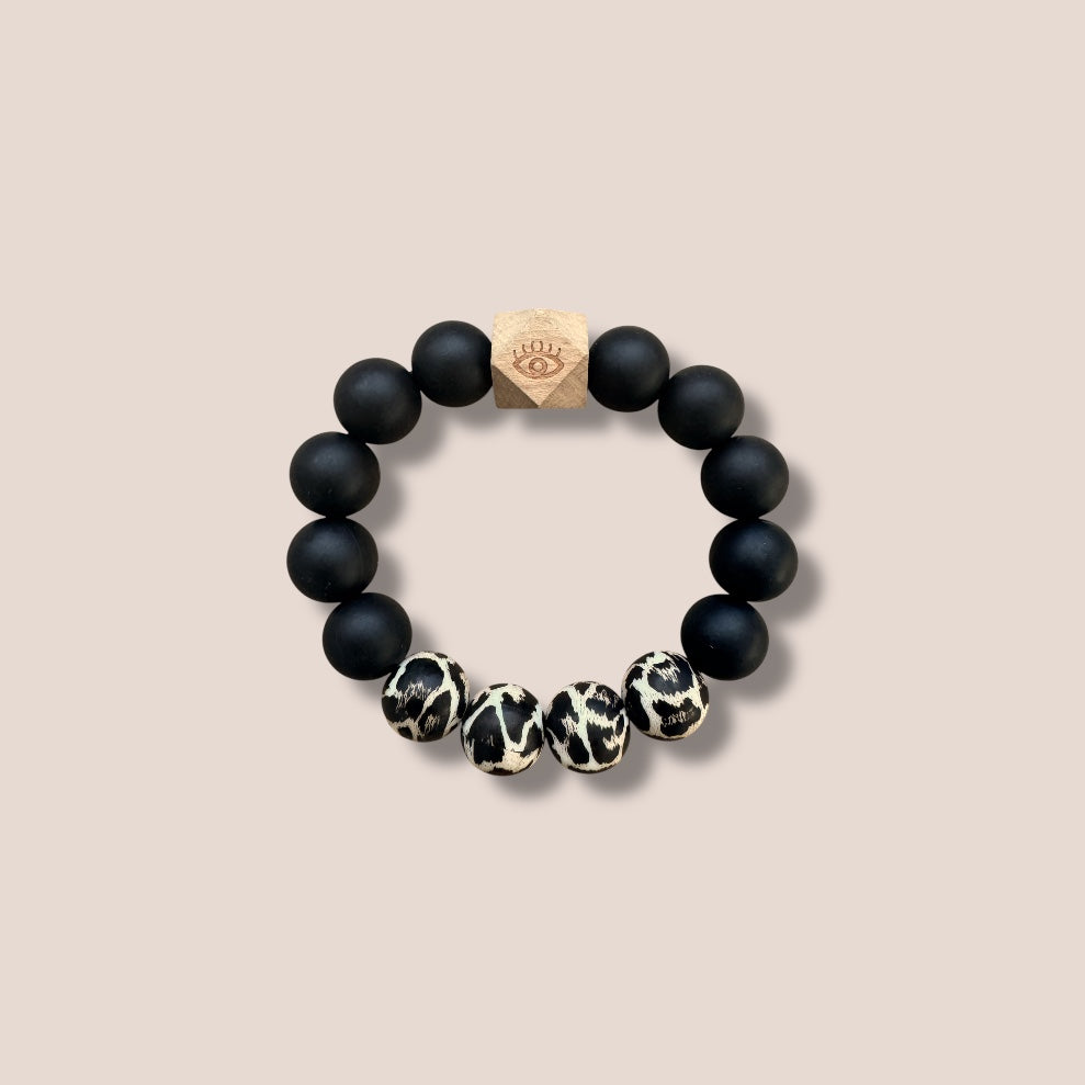 Beaded Silicone Teething Ring