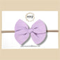 Hand-tied Gauze Bow in Lavender