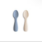 Mushie Silicone Toddler Starter Spoons