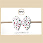 Christmas Polkadot Glitter Fairytale Bow