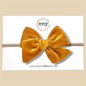Velvet Bow in Sunflower