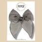 Silver Gray Sheer Fairytale Bow