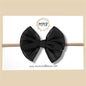 Sheer Black Fairytale Bow