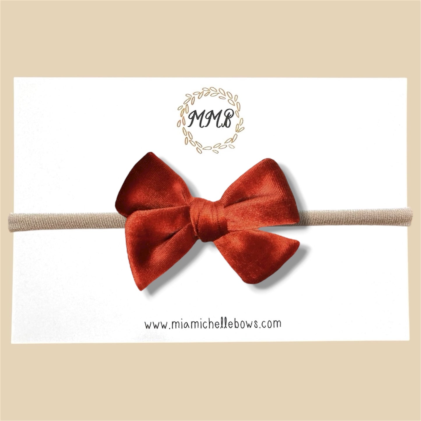 Velvet Bow in Rust