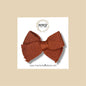 Mini Knit Sweater Bow Clips