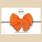 Orange Linen Fairytale Bow