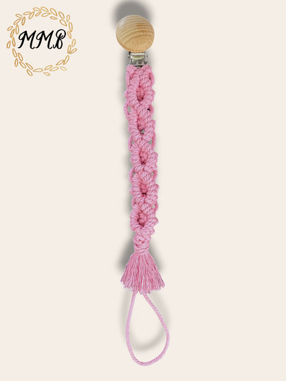 Macrame Pacifier Clip