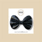 Black Disco Glitter Bow